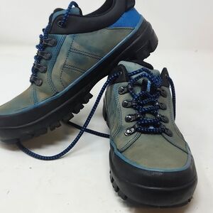 Sporto Womens CANYON Hiking Rain GUARD Leather Shoes Size 7 EXCELLENT LACE UP